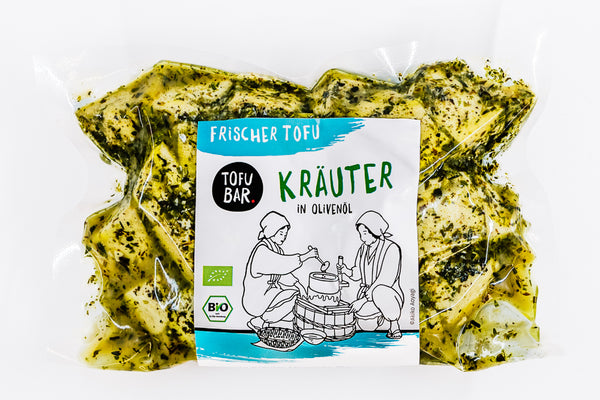 Tofu in Kräuter-Marinade